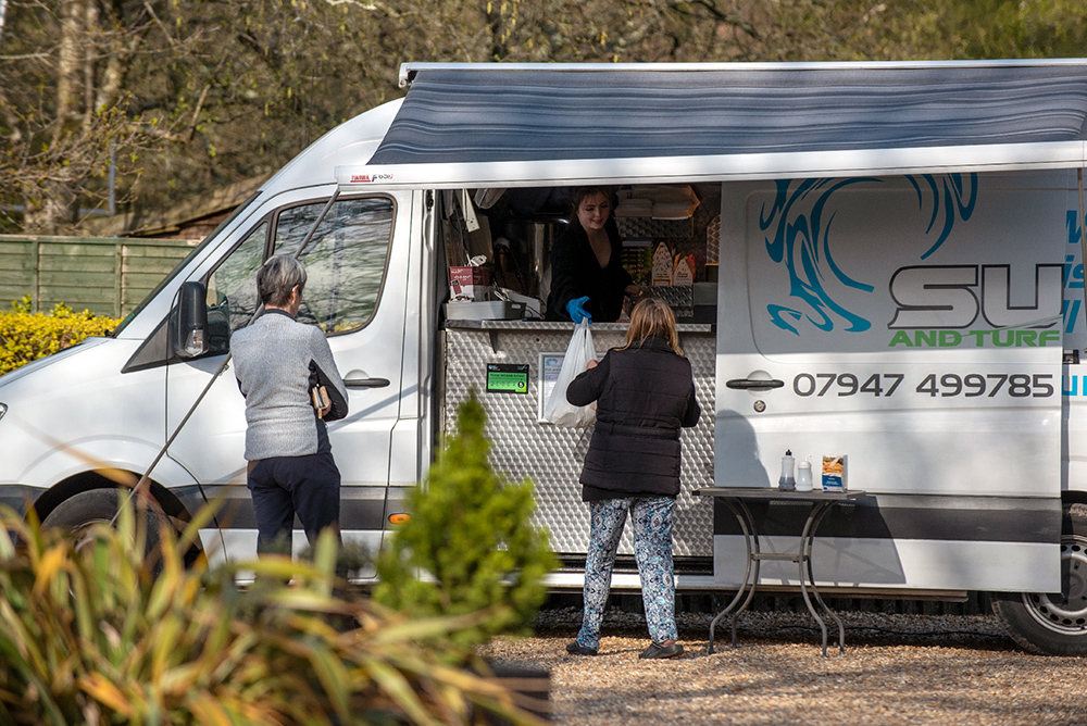 Fish and chip van at Back of Beyond